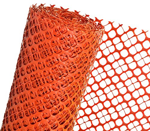 Snöfiskegaller 1,2 m höjd x 25 m, snöstaket, skyddsstaket i orange