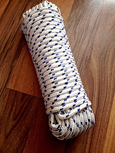 Nr.46 Polypropylen Seil 14 mm x 30 m, Schnur, Reep Seil, Flechtschnur, Tauwerk, Leine, Reepseil, Bootsleine, Seil, Tau, Flechtleine