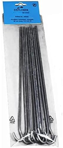 EXPLORER Zeltnagel 30 cm Zelt Nagel Camping Ausrüstung Outdoor Strand Caravaning