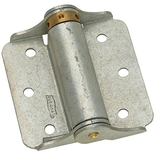 National Hardware Adjustable Spring Hinges, 3, Steel, 2-Pack, Galvanized