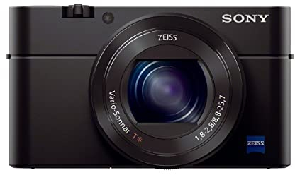 Sony RX100 III | Premium-Kompaktkamera (1,0-Typ-Sensor, 24-70 mm F1.8-2.8 Zeiss-Objektiv und neigbares Display für Vlogging)