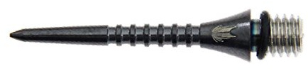 Darttip Steel (3 Stk.) Titanium Conversion Point Schwarz 26mm