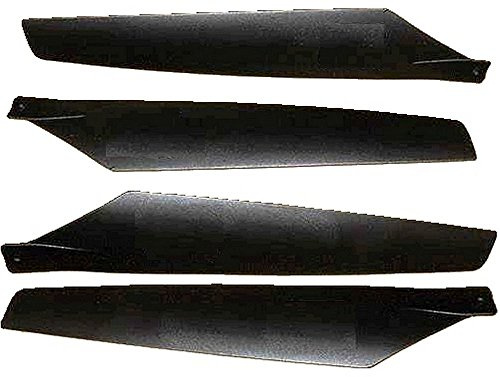 Rotorblätter Blades für verschieden Koaxial Hubschrauber Modelle wie Esky Lama V3, Lama V4, KOB, Hunter, CoComanche, EC-130, Dauphin, Apache AH-64, Walkera, Dragonfly 5#4 etc. (4 Stück (2xA + 2xB))