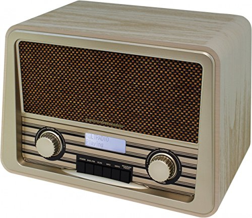 Soundmaster NR920HBR Nostalgie Radio DAB+ UKW-RDS Auto-Scan LCD Festspeicher