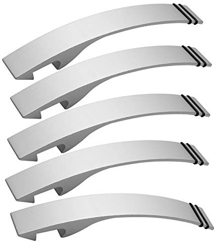 REFLECTS Flaschenöffner Aluminium mattsilber Kapselheber elegant Silber 5er Set