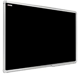 ALLboards Kreidetafel Magnetisch mit Alurahmen Premium EXPO 60x40cm Magnettafel Schwarz, Kreide