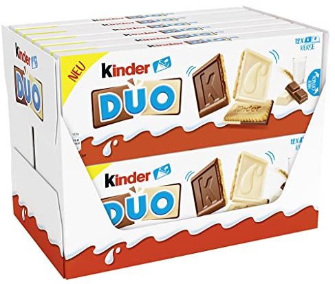 Kinder DUO Kekse - Vorratspack mit 12 Packungen zu je 150g