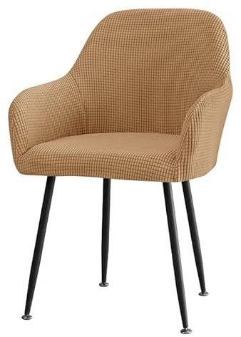 RTSFKFS 2/4/6 Pezzi Copripoltrona Elasticizzato Ufficio Coprisedia con Braccioli Fodera Poltroncina Sala Pranzo Jacquard Casa e Cucina Soggiorno Impermeabile Copertura Sedia da Scrivania(#28,2pcs)