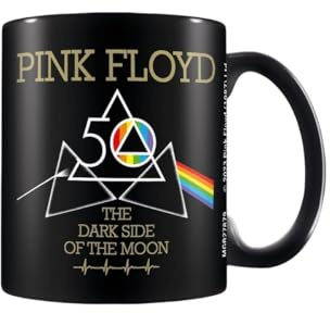 Pyramid International Pink Floyd Tasse (Dark Side 50th Anniversary Design) 325 ml Keramik-Kaffeetasse, Tassen und Kaffeetassen für Männer, Tassen für Frauen – Offizielles Merchandise-Produkt