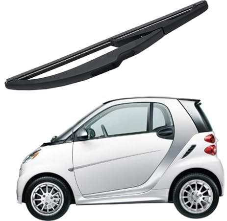 Rear Scheibenwischer für Smart Fortwo Coupé 451 2007-2014, Wischerblätter Wischerblatt Wischerarm der Heckscheibe Scheibenwischer Teile 10 