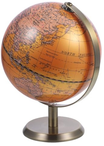 TOYANDONA Globo Terráqueo Escritorio Decoración Hogar Geografía Decoración Giratorio Oficina