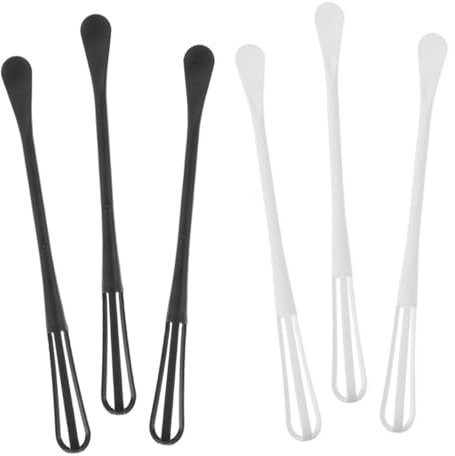 Ciieeo 6pcs Mini Wire Whisk Egg Beater Mixer for Blending Stirring Beating Frothing in Kitchen