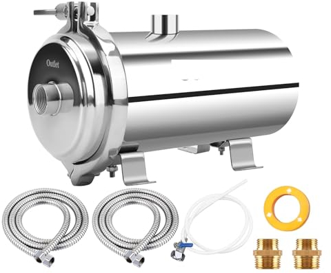 Filtre à eau sous l'évier, Purificateur d'eau for toute la maison, filtre à eau par ultraion, 0,01 um, 3000L/H, SUS304, eau potable utilisé dans votre cuisine, salle de bain