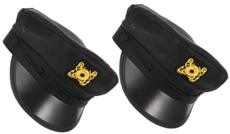 VICASKY 2pcs Performance Hat Sailing Accessories Sailor Hat Costume for Men Women Boat Bulk