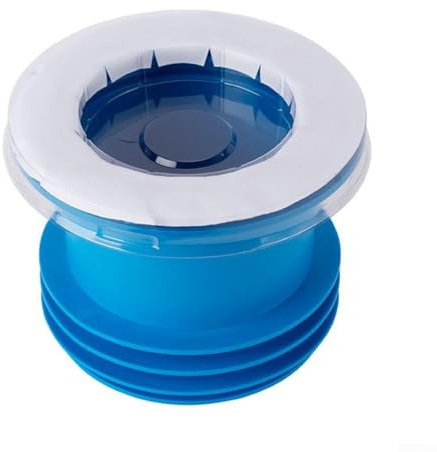Besttoolifes Toilet Flange, Toilet for RING Rubber Seal Drain Pipe Sealer Wax Thickened Toilet Bowl Gasket 100 To 110cm Diameter Outlet Pan Connector Leak Proof Bathroom WC Fitting(A)