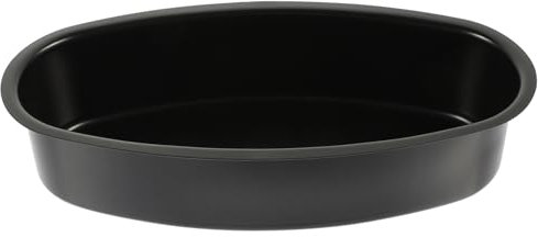 Holibanna Oval Carbon Steel Non-Stick Cheese Cake Pan Baking Mold Detachable Multi-Function Kitchen Bakeware for Household and Microwave Use
