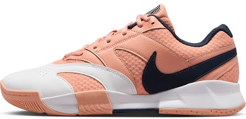 Nike Herren-Tennisschuh Nikecourt Lite 4 Herren-Tennisschuh, Apricot Agate/Obsidian-White, FD6574-800, 42 EU (8.5 US)