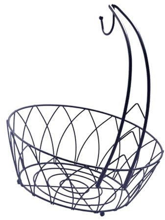 SiaBiced Organizador de Almacenamiento de Soporte de Canasta de Frutas para Verduras de Cocina de La Sala de Estar