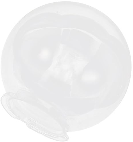 HOMSFOU Lampione da Giardino in Plastica a Forma Rotonda, Protezione per Lampadine, Facile da Smontare, per Illuminazione Esterna e Piazze