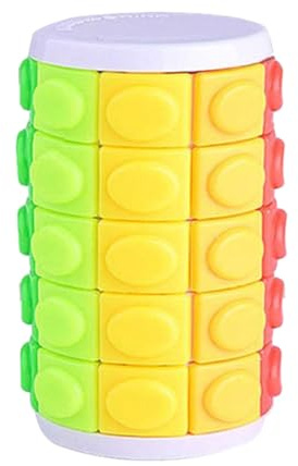 Puzzle-Würfel - Tragbarer Zauberwürfel, kreatives Denkspiel mit Turmform,Lernspielzeug Rotate Slide Puzzle Dekompressionslogikspielzeug Kinder Kinder Erwachsene