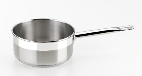 BRA Profesional Cazo, 18 cm, Acero Inoxidable 18/10, apto para todo tipo de cocinas, incluida inducción