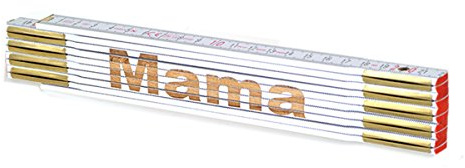 Zollstock Mama mit Gravur Geschenk Frau Muttertag