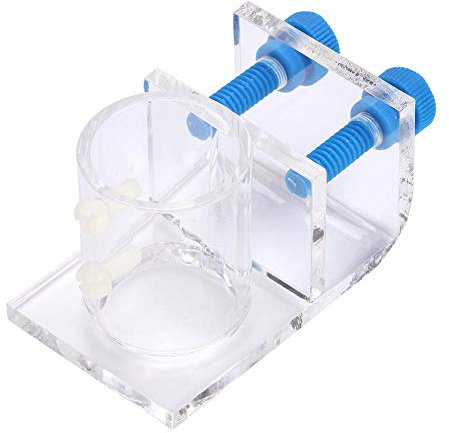 Acryl Aquarium Soft Pipe Transparenter, langlebiger Aquarium Water Lining Pipe Holder mit Aquarium Clamp Lily Pipe Holder für Wasserpflanzen Pump Soft Hose