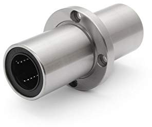 Cuscinetto lineare con flangia rotonda, 6 mm, LMFM6LUU, flangia centrale, versione lunga.