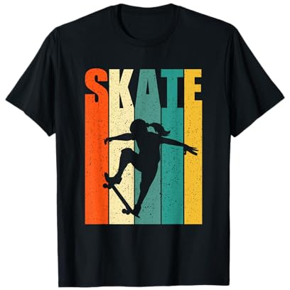 Skater Girl Skateboard Stunt Skater Mädchen Geschenke T-Shirt