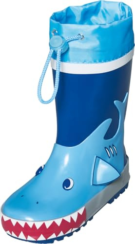 Playshoes Unisex Kinder Gummistiefel ZugbandRegenstiefel