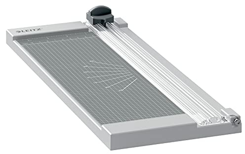 Leitz Home Papierschneider A4, Für bis zu 8 Blatt, Schneidemaschine mit 305 mm Schnittlänge, Scharfe, gehärtete Stahlklingen, Optimal für Heim-, Bastel- oder Hobbygebrauch, 90250000