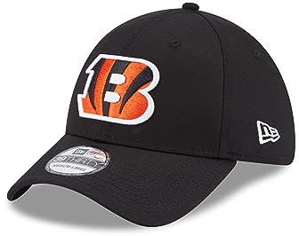 New Era Cincinnati Bengals NFL Comfort Black 39Thirty Stretch Cap - S-M