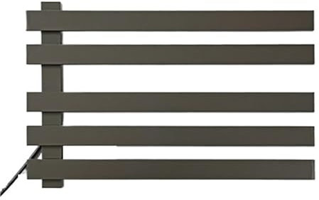 Radiatore scaldasalviette Radiatore For Asciugamani Da Bagno In Bianco E Nero, Controllo Intelligente, Portasciugamani Riscaldato Elettrico, Scaldasalviette A Parete, Scaldasalviette Elettrico ( Color