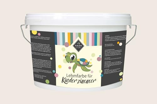 Caleo Color Lehmfarbe - ökologische Wandfarbe für Wohnzimmer und Co. - hoch deckend, tropffrei, geruchsneutral (ALTWEISS, 0,15 Liter)