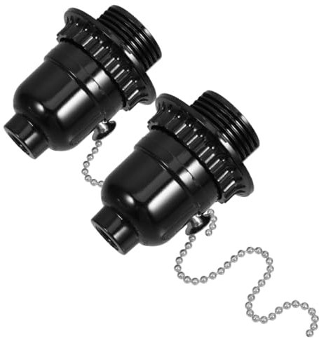 jojofuny 2pièces Douille De Plafonnier à Tirette Support De Lampe Pour Chambre Et Salon Douille Ampoule Simple Et Pratique