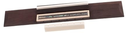 HANABASS Knochensattel Für Klassische Gitarren Gitarrensteg Sattel Stegeinlage Zubehörset Für Gitarrenwartung Diy-folkgitarren Gitarren-stegeinlage Aus Knochen