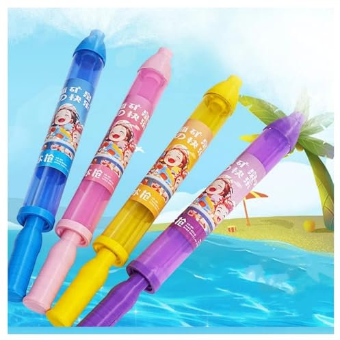 Feuerwerk-Wasserpistole(Mix-4), Feuerwerk-Wasserspritze, Romantisches Feuerwerk-Effekt-Wasserspritze für Paare, Strand, Spielplatz, Poolpartys, interaktive Poolspiele für Familie und Freunde