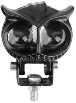Phares Avant pour Moto Phare De Moto Universel 32 W Projecteurs 3000 LM Jaune Et Blanc Hibou Quatre Modes Stroboscopiques Lampe Frontale 9-85 V(1Pc Yellow White)