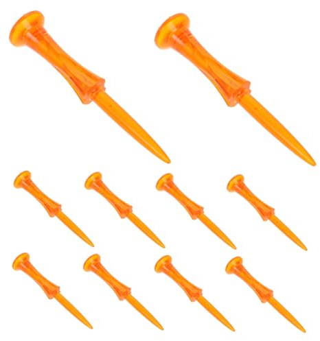 HONMEET 10 Tees de Golf de Plástico Forma de Rueda para Entrenamiento y Práctica, Diseño Integrado de tee y Pin para Alineación Precisa y Estabilidad en Césped de Invierno