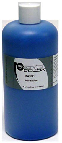Senjo Color Basic Bodypainting I color de cara y cuerpo I cosméticos I carnaval, cosplay, disfraces I 500 ml I Azul marino