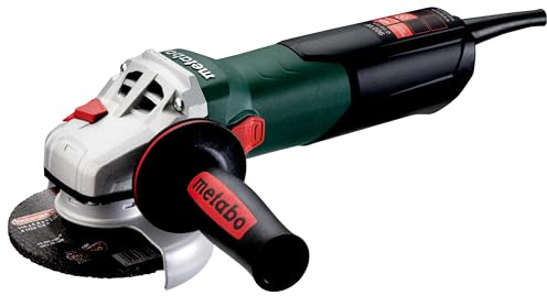 metabo Winkelschleifer W 9-115 Quick, 900 W Flex für Metall & Trennen | 115 mm Scheibe, M-Quick-System, 10500 U/min, Marathon-Motor, Zusatzhandgriff, Schutzhaube und Spannmutter im Lieferumfang