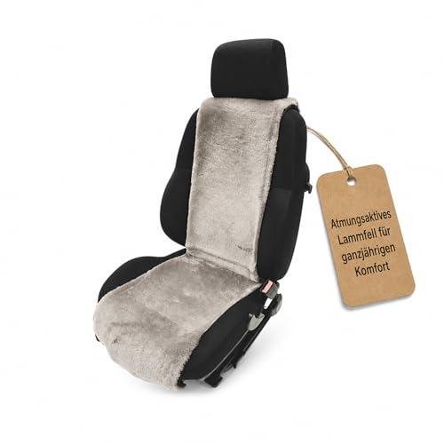 Leibersperger pelliccia rivestimento per sedile auto in vera pelliccia di agnello, 36 cm larghezza x 138 cm lunghezza