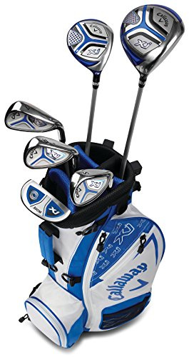 Callaway Unisex – Erwachsene X Junior-2-Paket-Set X 2 Paket Junior, rechte Hand, 6-teiliges Set, Weiss/opulenter Garten, Xj Golf Level 2 Rh White