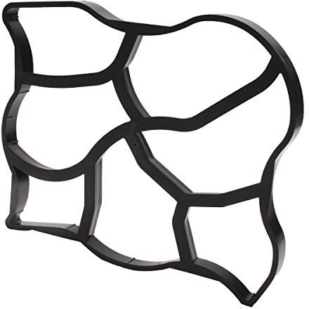 TuToy 65 x 50Cm Driveway Paving Pavement Stone Walk Maker Schimmel Beton Stepping Road Garden DIY Mold