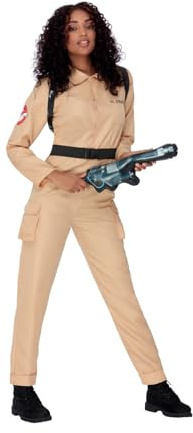 Smiffys Damen Smiffys Officially Licensed Ghostbusters Ladies Costume Smiffys Offizielles Ghostbusters Damen-Kostüm