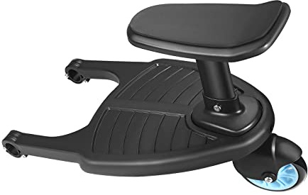 Buggy Board, SEAAN Walking Foot Kinderwagen Universal Sitzen Stehen Tragbar, Komfortabel und Sicher Kinderwagen Zubehör (2-6 Jahre, 25 Kg)