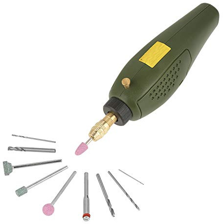 100V-240V Mini-Elektrobohrwerkzeugsatz Zum Polieren von Bohrgravuren (EU-Stecker), Bohrmaschine/Winkelschleifer/Geradschleifer