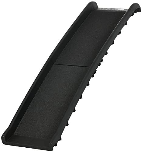 PawHut Hunderampe Klappbar Hundetreppe, Hundeautorampe, Auto Kofferraumrampe rutschfest Einstiegshilfe für Kofferraum, Autos, LKWs und SUV bis zu 75 kg 155 x 39 cm