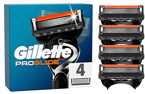 Gillette ProGlide Rasierklingen für Rasierer, 4 Ersatzklingen für Nassrasierer Herren mit 5-fach Klinge