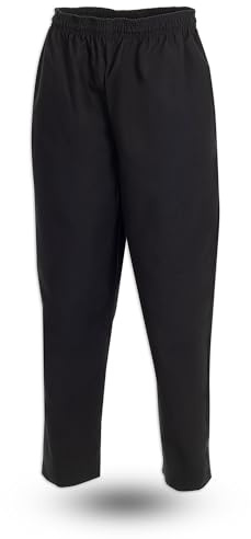 Chef Trends Comfort Fit Unisex Chef Pant B35 - X-Large, Black